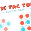 tic tac toe colors game